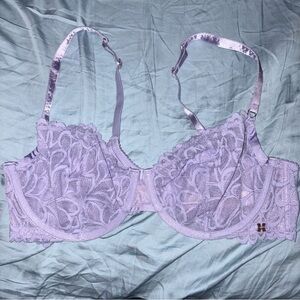 Savage X Fenty Lace Underwire Bra in Lavender